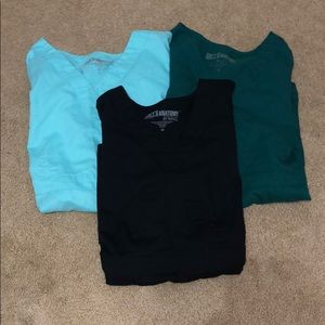 3 greys anatomy scrub tops